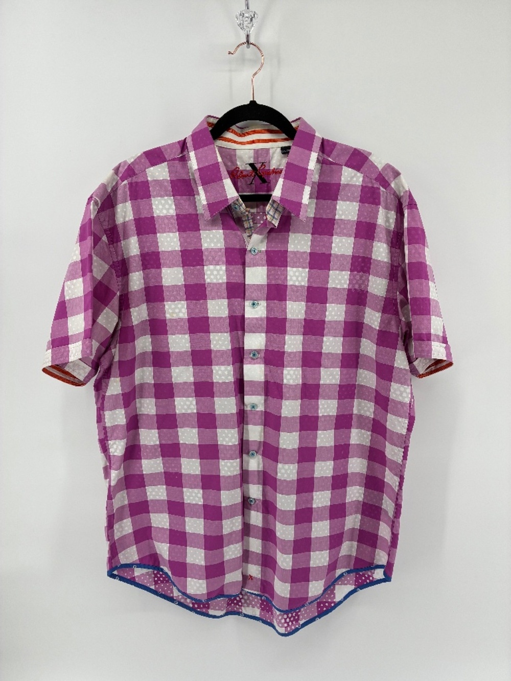 Robert Graham Purple Polo Shirt Vibrant Casual Wear
